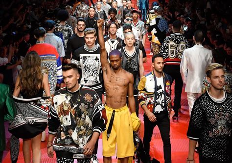 This Dolce & Gabbana Model Protested the Brand on the Runway